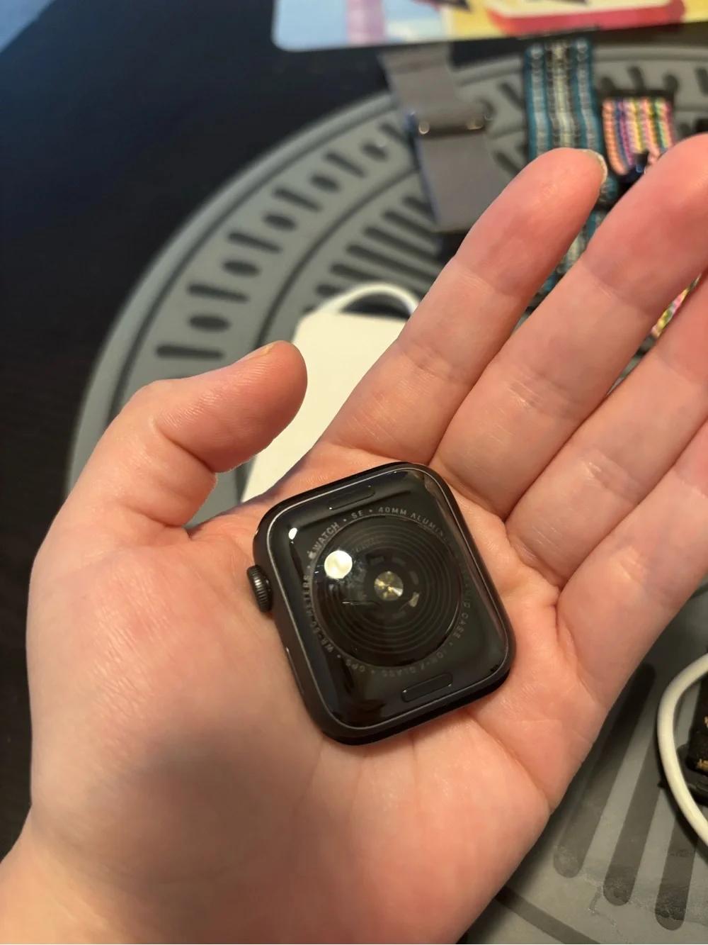 Apple Black Smartwatch Body with Digital Crown